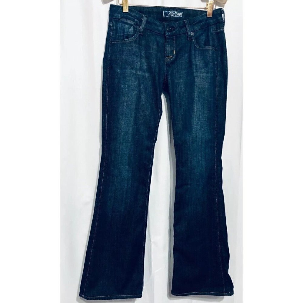 Hudson Bootcut Denim Jeans Womens Size 2S Short Ellis Dark Wash Stretch W190DHA